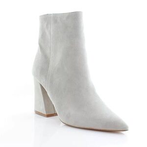 Steve Madden Matilda Women's Grey Suede Ankle Boots Size 10M Minimalist Classic